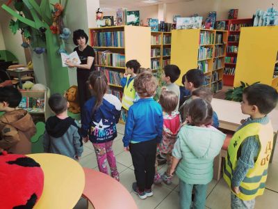 Посещение в РБ "Сава Доброплодни" - ДГ Божур - Сливен
