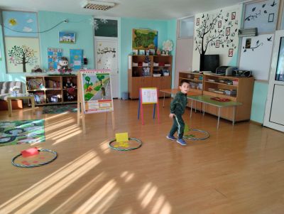 1Б група ПИ "Познавам цветовете  на светофара" - ДГ Божур - Сливен